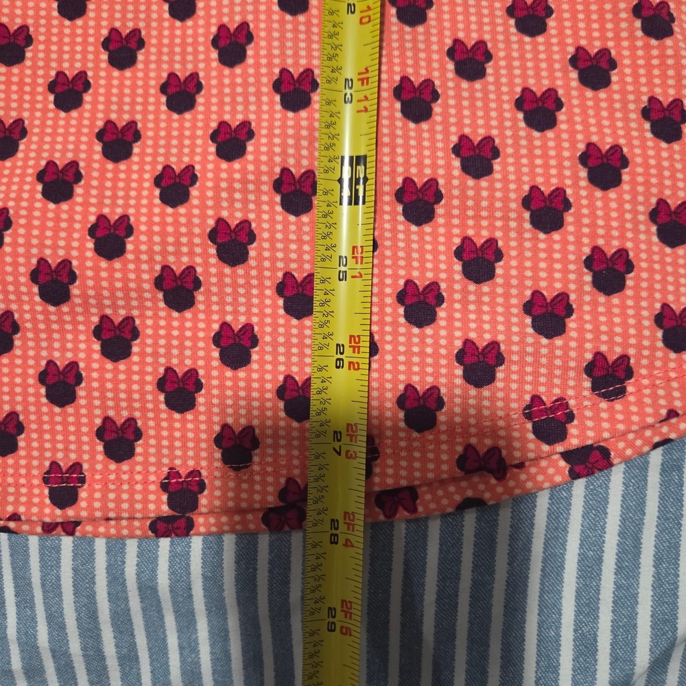 LuLaRoe Disney Minnie Mouse Peach Pink 3/4 Sleeve Baseball Tee T-Shirt Size S - Picture 7 of 7